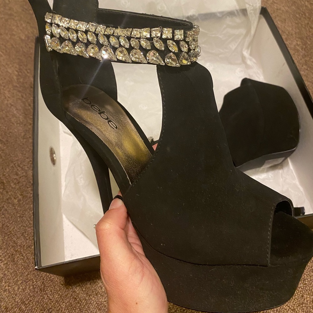 Bebe heels, size 7
